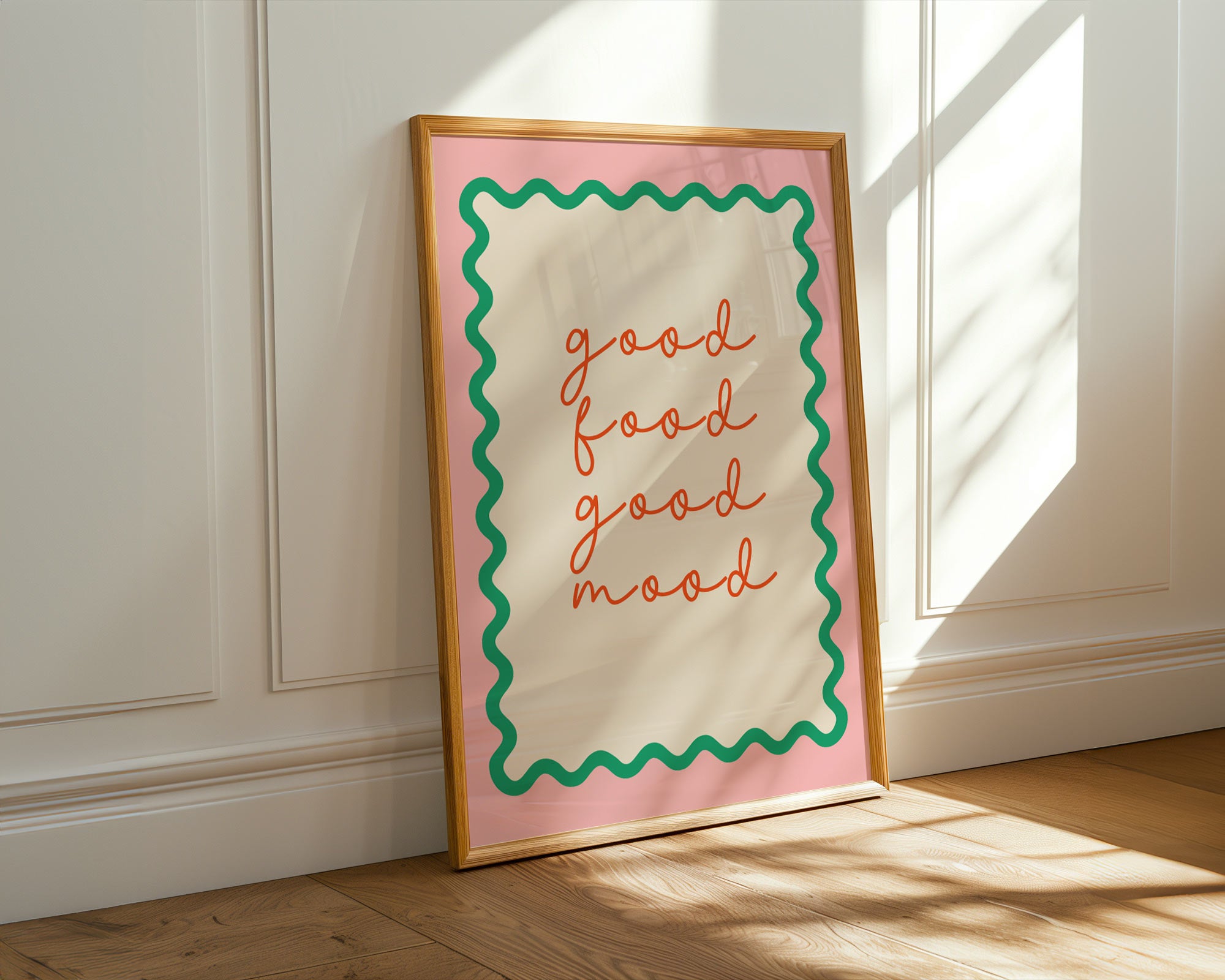 Good Food Good Mood Home Print