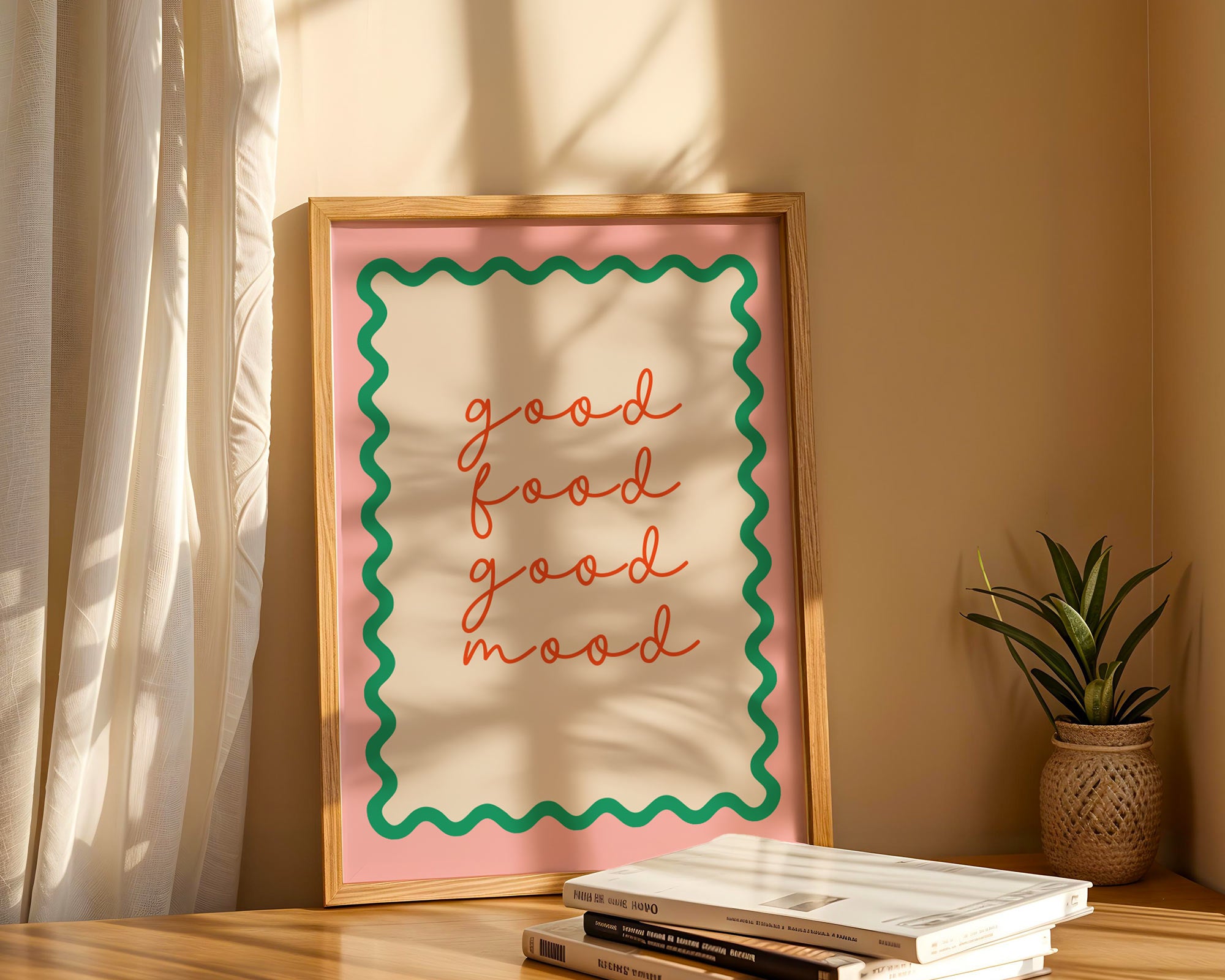 Good Food Good Mood Home Print