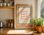 Good Food Good Mood Home Print