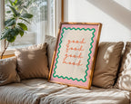 Good Food Good Mood Home Print