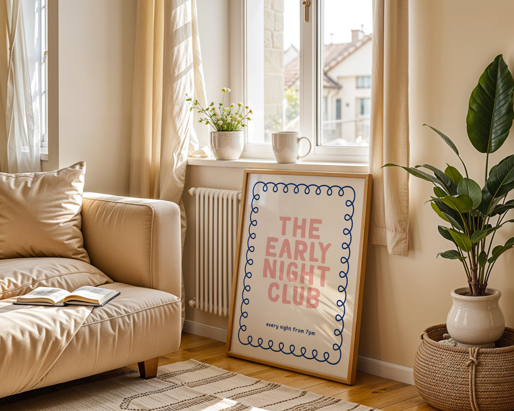 The Early Night Club Print