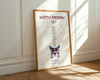 Personalised Katy Perry Setlist Poster - Lifetimes Tour 2025