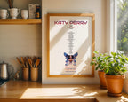 Personalised Katy Perry Setlist Poster - Lifetimes Tour 2025