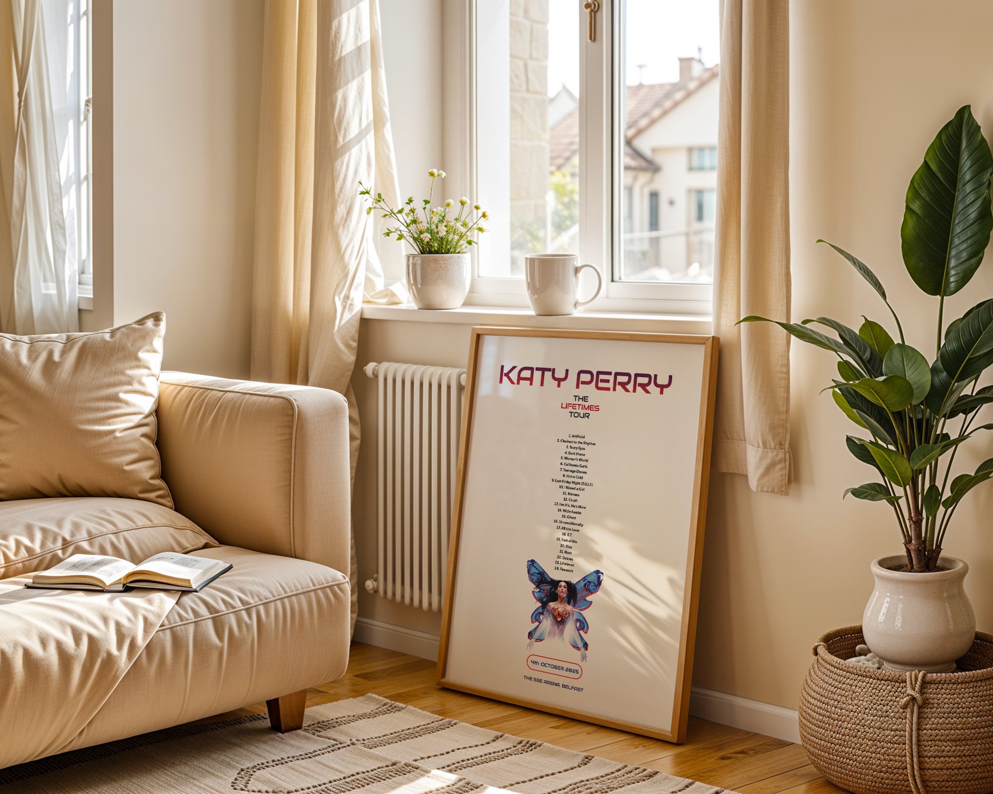 Personalised Katy Perry Setlist Poster - Lifetimes Tour 2025