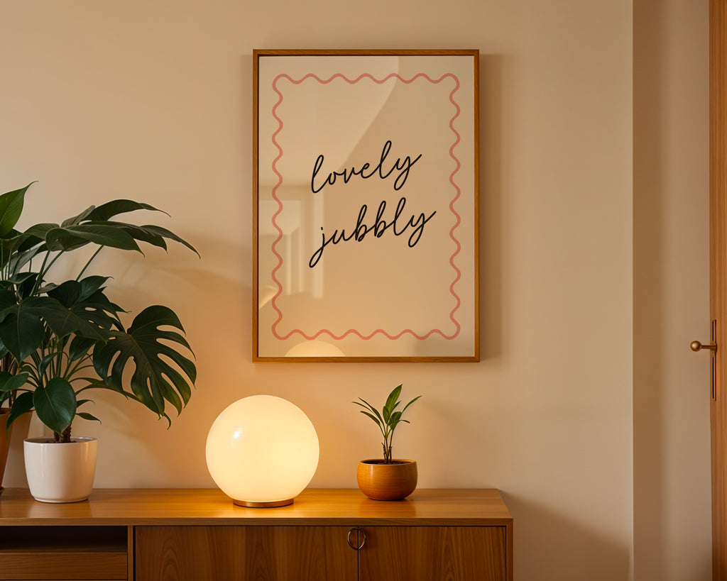 Lovely Jubbly Home Print