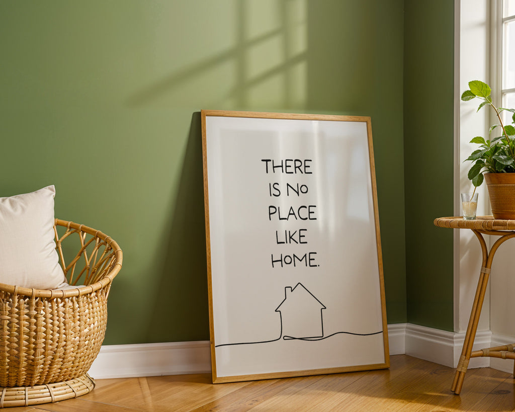no place like home hallway print
