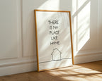 no place like home hallway print