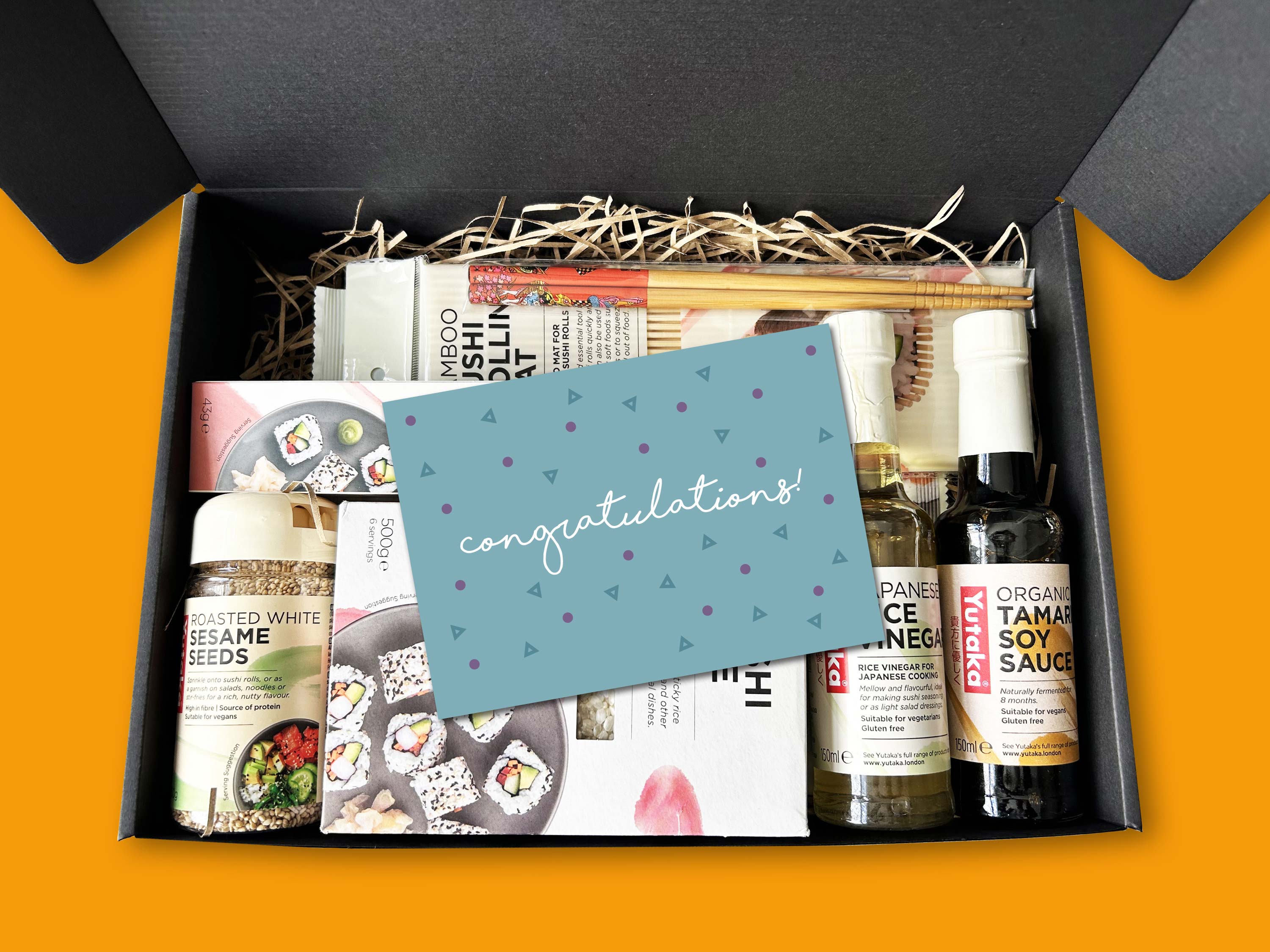 congratulations sushi gift box