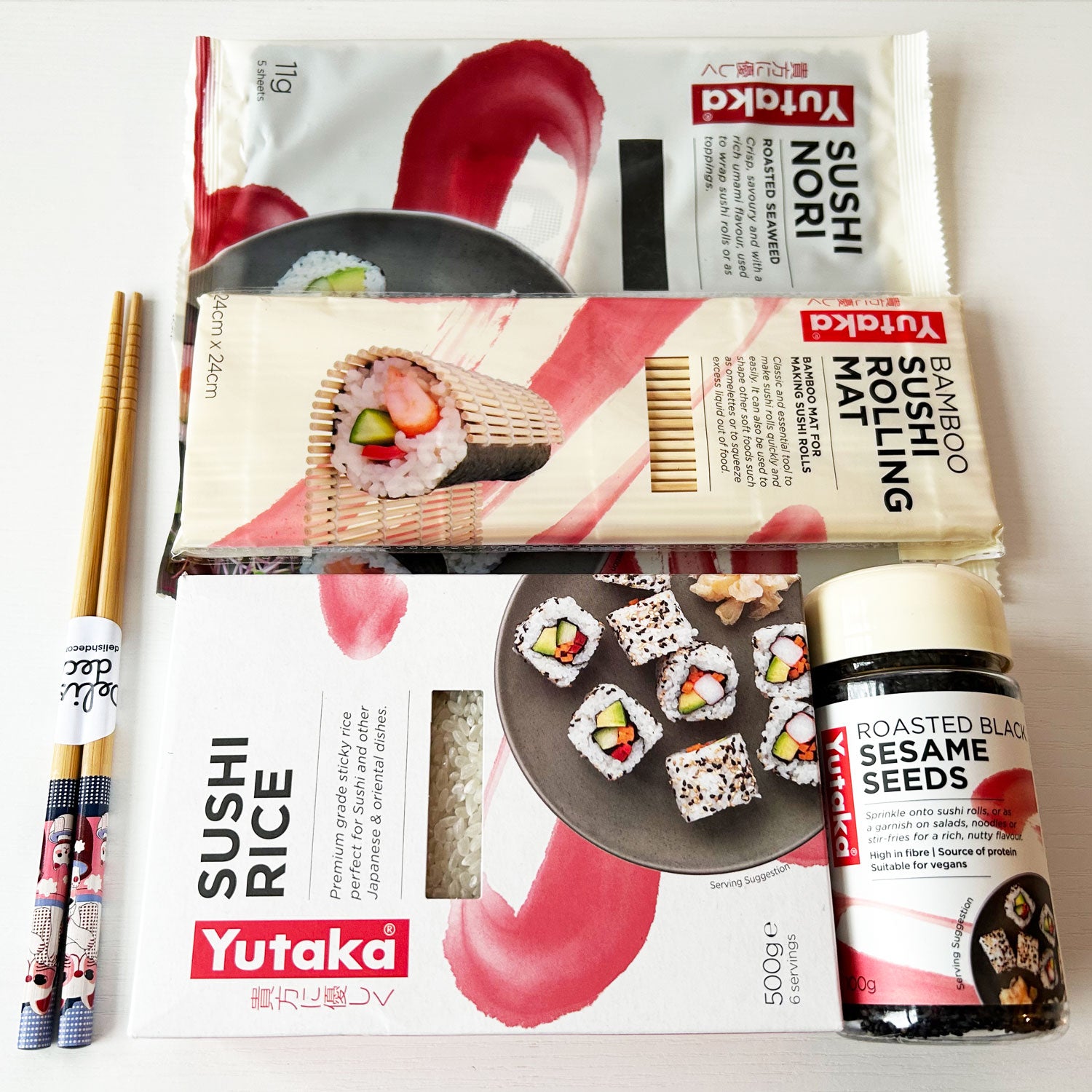 Sushi Gift Box 6 Piece, Japanese Sushi Making Gift Set, Sushi Gift, Birthday Gift, Sushi Making Kit, Gift box